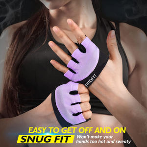 High Quality Gym <b>Gloves</b> <b>Fitness</b> <b>Gloves</b> for Weightlifting Exercise Training with Wrist Support Foam Padded Palm Protection - Product Image 2