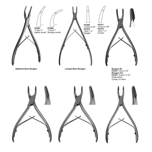 Stellbrink Bone Rongeur Slightly Curved 17.5cm 7'' Lempert Bone Rongeur Straight Chichirelli Rongeur 15cm 6'' High Quality - Product Image 1