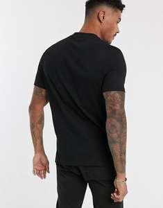 Soft Quality 95% Cotton 5% Spandex Slim Fit T-shirt <b>Plain</b> Black Custom Logo Men's <b>Tshirt</b> - Product Image 4