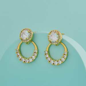 Boucles d'oreilles tendance en cristal 192766 - Product Image 1