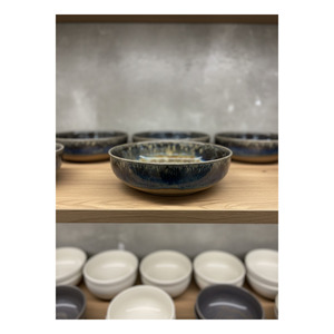 Tazón de Porcelana Toledo de 17 cm, Azul, Hecho a Mano, Estilo Wabi-Sabi con un Elegante Diseño para Ensaladas y Aperitivos, Ideal para Fiestas - Product Image 6