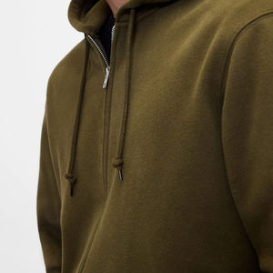 Nouveauté Mode Tendance Vente Flash 2025 – Sweats à Capuche Zippés Unisexe Amples et Oversize en Coton Épais (500 g/m²) – Modèle Uni et Vierge - Product Image 2