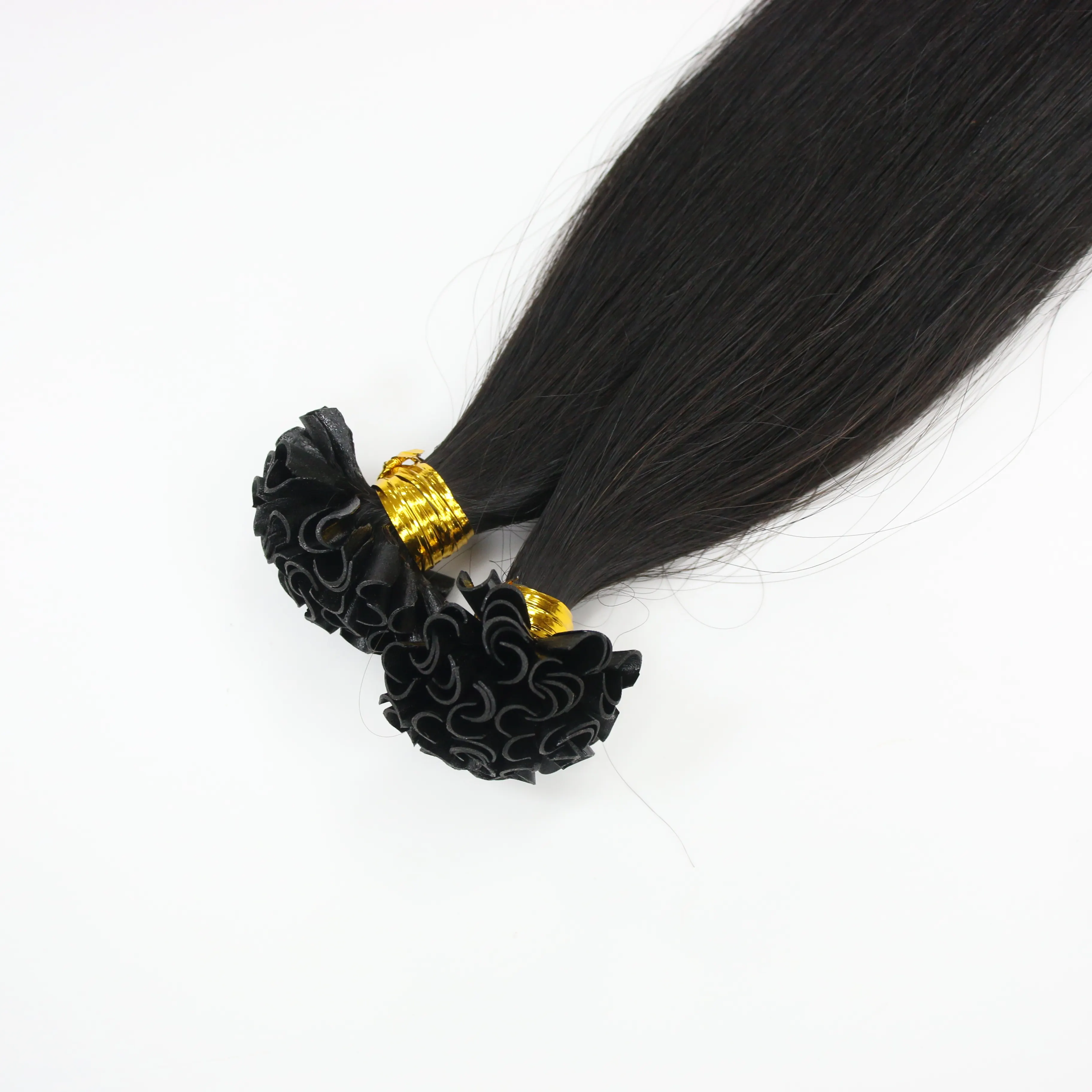 Пластиковые нанообразные наконечники для наращивания волос, пластиковые нанокольца, вьетнамские премиальные человеческие волосы