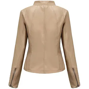 Venta caliente Chaqueta de cuero Cómoda chaqueta de cuero de invierno engrosada con alta calidad - Product Image 2