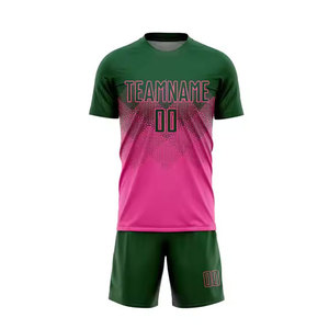 Uniforme de Fútbol Personalizado de Calidad Premium, 100% Poliéster, Ligero, Transpirable, Manga Corta, Ropa Deportiva Ecológica de Secado Rápido para Equipo - Product Image 2