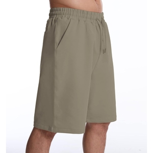 Custom Color Solid Color Knitted Eco-Friendly Canvas High Elastic Waist <b>Quick</b> <b>Dry</b> Casual Sportswear Wholesale Price Men <b>Shorts</b> - Product Image 5