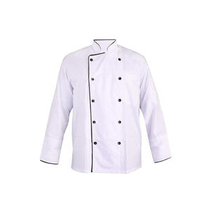 Manteau de chef de cuisine à impression personnalisée en pur coton le plus vendu de haute qualité à vendre - Product Image 4