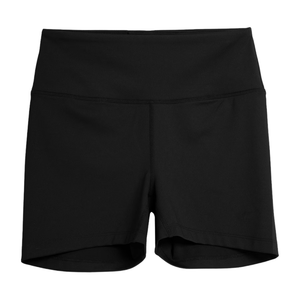 Shorts de yoga solides à séchage rapide pour femmes avec taille haute extensible en tissu 100% nylon conçu pour la salle de sport, l'entraînement, le yoga - Product Image 1