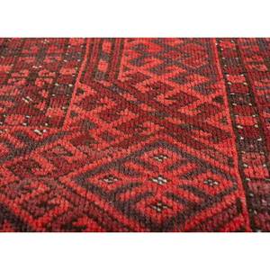 Alfombras de Lana Anudadas a Mano Nuray en Rojo y Naranja con Patrón Geométrico para Uso Doméstico - Pae-4149 para Sala de Estar, Dormitorio, Uso Juvenil - Product Image 3