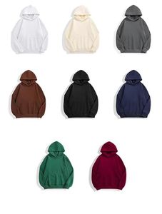 Otoño de manga larga Casual cuello redondo pulóver francés Terry hombres sudaderas con capucha carta personalizada bordado hombres sudadera DDP envío - Product Image 4