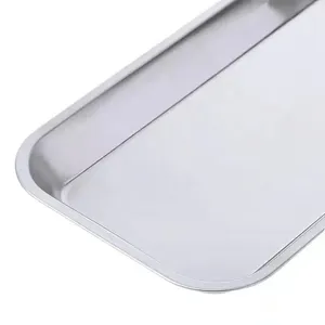 Table d'instruments médicaux mobile en acier inoxydable Table de plateau chirurgicale facile à nettoyer Table d'outils chirurgicaux durable avec roulettes - Product Image 6