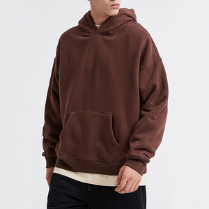 Sweat-shirts à capuche surdimensionnés en molleton de coton de haute qualité, fabricant, unisexe, hommes, sweat-shirt uni, poids lourd, logo personnalisé pour hommes - Product Image 1