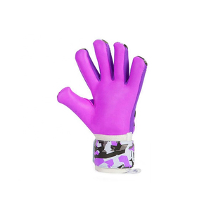 Professional Goalkeeper Gloves White Latex Grip Finger Protection Football Gloves <b>Men</b> Training Match Use - Product Image 2