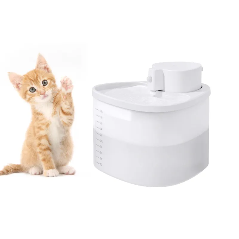 2L Automatic Cat Water Fountain Intelligent Pet Cats Water Drinking Dispenser Charging Mode Auto Sensor Drinker For Cat Fountain
