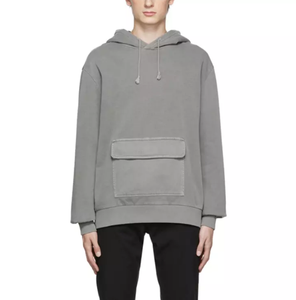 Sweats à capuche pour hommes, doux, 100% coton, brodés, unis, décontractés, streetwear, hiver, automne, port quotidien, confort - Product Image 1