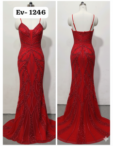 Sexy Deep V-neck Straight Floor-Length Casual Dance Dress Velvet <b>Sequin</b> Embroidery Slit Backless Design-Elegant Women's Dress - Product Image 3