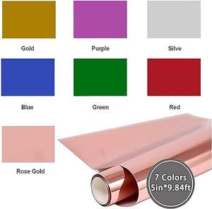 Feuille de marquage à chaud la plus populaire de taille personnalisée pour le papier pour le stylo de feuille de transfert de feuille <span class=keywords><strong>Cricut</strong></span> - Product Image 5