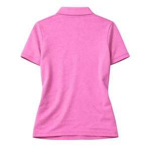 Camiseta Polo Rosa para Mujer, Ropa de Hermandad Griega, Estilo Casual y Elegante para Hermandades Universitarias, Color Rosa y Verde - Product Image 4