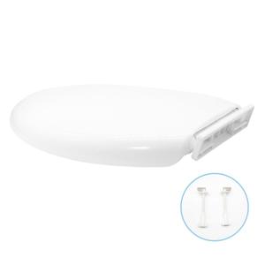 Sistema di chiusura morbida in polipropilene PP bianco coprisedile universale Design Tablet accessorio da bagno-confezione da 1 - Product Image 5