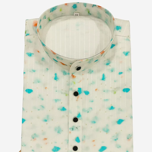 Conjunto de Kurta para hombre de diseñador festivo de boda tradicional indio étnico sin arrugas de algodón Vintage de la mejor calidad 2025 - Product Image 1