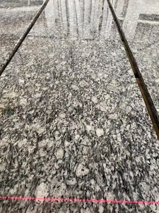 Granite <span class=keywords><strong>blanc</strong></span> poli miroir effet vague de mer, motif floral personnalisé, pour comptoirs de cuisine, escaliers et pavés - Product Image 3