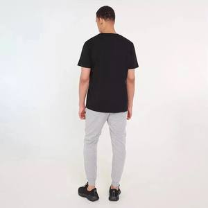 Pantalones de trabajo personalizados de alta calidad para hombre, ajustados, informales, de algodón, diseño con cordón, lona oscura media 100%, servicio OEM al por mayor - Product Image 3