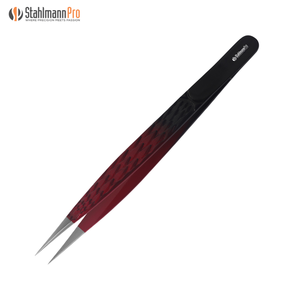 อุปกรณ์ต่อขนตา stahlmann Pro 11cm แหนบปลายแหลมทำโลโก้ตามสั่ง - Product Image 4