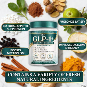 GLP 1 Soutien de la satiété 10 en 1 Capsules probiotiques prébiotiques Contrôle de l'appétit Santé digestive Complément alimentaire pour la gestion du poids - Product Image 2