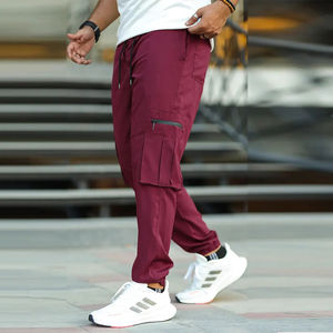 2026 Midweight Mid Waist Straight Leg Sweatpants Canvas Cargo Cotton Polyester Breathable Outdoor Track Pants - Product Image 6