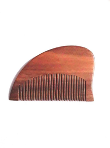 Peigne à barbe et à cheveux en bois fait main écologique en gros, design religieux Feng Shui, artisanat de haute qualité en provenance d'Inde - Product Image 2
