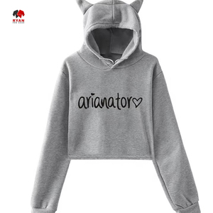 เสื้อฮู้ดเอวลอยสำหรับผู้หญิงผู้ใหญ่เด็กและผู้ใหญ่ - Product Image 3