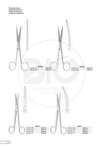 Tijeras de Disección Metzenbaum Slim, Acero Premium, Base Manual, Instrumento Quirúrgico Duradero, Tamaño Personalizado para Cirugía Plástica - Product Image 2