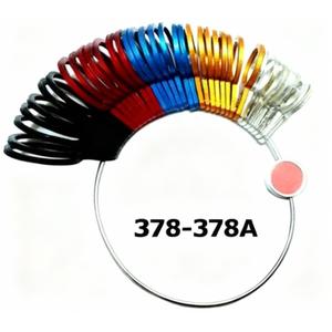 Bagues de mesure de doigts en métal multicolores universelles 1-36, 41-76, 1-15, 13-24 (36 bagues) outils de bijouterie - Product Image 2