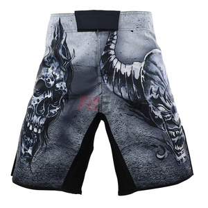 Short d'entraînement MMA pour hommes avec logo personnalisé Impression par sublimation du meilleur style Vente en gros À la mode et pas cher - Product Image 2