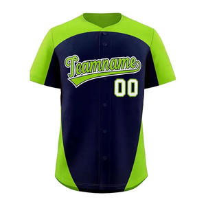 Haute qualité Polyester sublimé équipe impression sport Baseball Jersey hommes femmes enfants Softball Jersey - Product Image 1