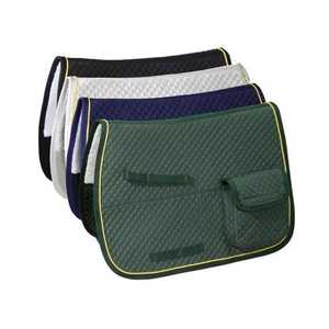 Ensemble de coussinets de selle de cheval soins équins confortables avec doublure en tissu fournitures d'équitation équestre coton mousse satin - Product Image 2