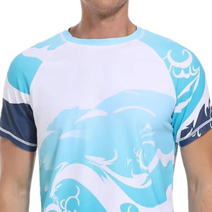 เสื้อกีฬาแขนแร็กแลนเต็มรูปแบบสำหรับผู้ชายเสื้อใส่วิ่งเข้ารูปกล้ามเนื้อใหม่ล่าสุด - Product Image 5