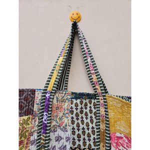 Sac hobo en coton matelassé vintage bohème indien multi-patchwork imperméable pour femmes, design élégant et tendance, été - Product Image 3