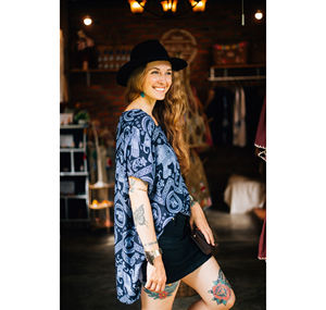 Napat Clothing T-shirt à manches courtes à col rond pour femme Prêt à expédier SH0133-02 - Product Image 3