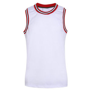 Maillot de basket-ball avec logo personnalisé pour hommes, doux, respirant, couleur blanche, avec option de taille supérieure, uniforme de basket-ball personnalisé - Product Image 1