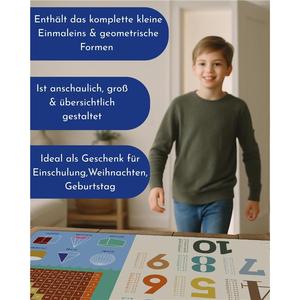 Alfombrilla de Escritorio Infantil con Tablas de Tiempo para el Aprendizaje de Matemáticas - Product Image 4