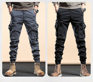 2025 nouveau pantalon Cargo pantalon pantalon toile pantalon haute qualité vêtements de plein air séchage rapide coton Polyester Cargo pantalon pour hommes - Product Image 3