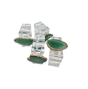 Alta calidad buen bajo MOQ/precio ofrecido por vendedor indio a granel acrílico hecho a mano servilletero para cualquier ocasión - Product Image 1