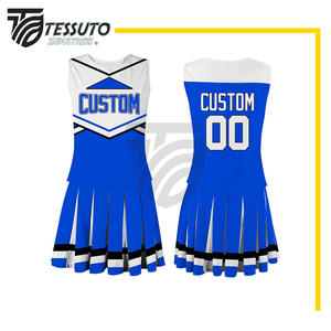 Meilleur prix uniforme de pom-pom girl sans manches uniformes professionnels de sublimation Offre Spéciale uniforme de pom-pom girl de bonne qualité - Product Image 2