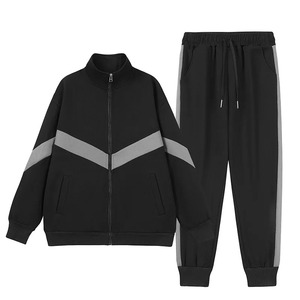 2025 mode hommes 2 pièces respirant Sport costumes grande taille survêtement gymnastique Hip Hop sweats à capuche Jogging sweats pour la course d'hiver - Product Image 5