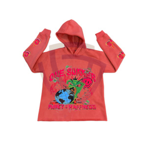 Unisex Autumn Solid Knitted 100% Cotton <b>Hoodies</b> Plain Dyed Fleece Eco-Friendly Quick Dry Breathable Stylish Pocket Design OEM - Product Image 1