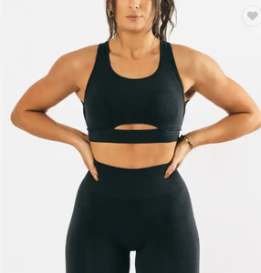 Pantalones cortos de entrenamiento de compresión de cintura alta para mujer, LICRA personalizada, colores sólidos, botín informal sin costuras, motorista, correr, niñas, venta al por mayor - Product Image 4