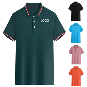 T-shirt polo imprimé avec logo personnalisé pour hommes, t-shirt polo de qualité supérieure vierge en polyester à prix d'usine - Product Image 3