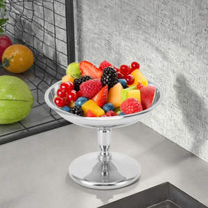 Bol en métal design pour servir des collations, des fruits, des salades, idéal pour la maison, l'hôtel, le restaurant, la table à manger - Product Image 6