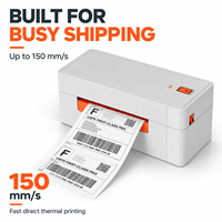 Printer Label Pengiriman Termal Nirkabel 4-Inci 203DPI Printer Stiker Barcode Waybill untuk Logistik Ekspres